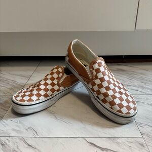 Vans Checkerboard Slip-On Shoes